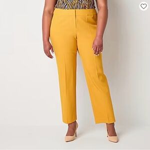 (NWT) Worthington Yellow Modern Fit Pants